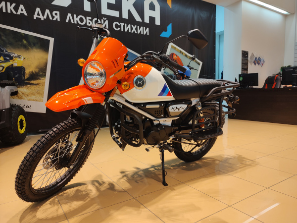 Мопед Мотомир COLT SCRAMBLER оранжевый/белый | Мототека
