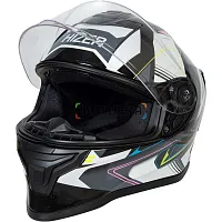 Шлем мото интеграл HIZER (Хайзер) J5325 №4 (XXL) gray