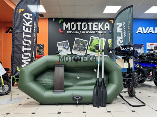 Лодка ПВХ Аква Оптима 210 зелёный фото 3