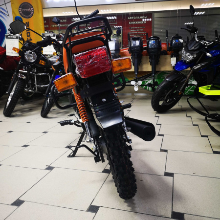 Мопед Мотомир TRICKLER 2 50 (110) чёрный/оранжевый - купить с доставкой, по выгодной цене в интернет-магазине Мототека