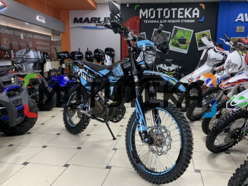 Мотоцикл кроссовый / эндуро Regulmoto (Регулмото) ZR PR 4 valves чёрный/синий с ПТС фото 5