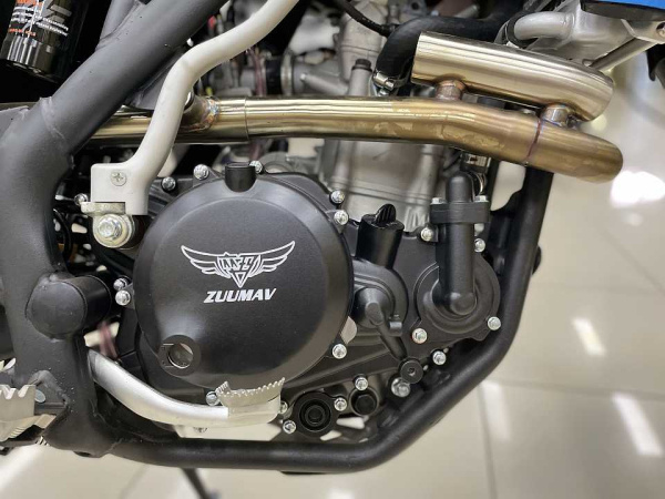 Мотоцикл кроссовый / эндуро Zuumav (Зуумав) K7 CR300NC синий | Мототека