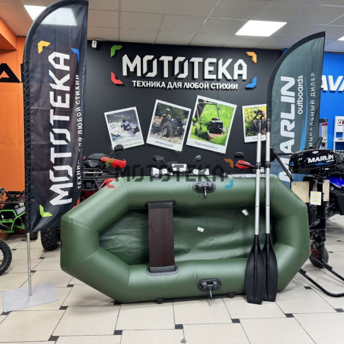 Лодка ПВХ Аква Оптима 210 зелёный фото 5