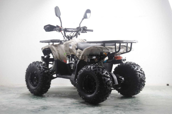 Квадроцикл детский MOTAX (Мотакс) ATV Grizlik Premium 125 коричневый камуфляж (машинокомплект) | Мототека