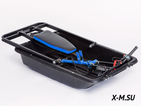 Модуль толкач X - MOTORS для мотобуксировщиков OPTI MAX (Опти Макс), SNOW DOG (Сноу Дог) (синий) | Мототека
