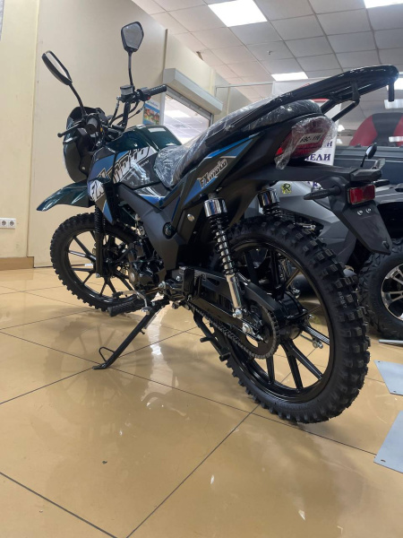 Мопед FXMOTO (ФХМото) RUNNER OFF ROAD 50 (125) морской зелёный | Мототека