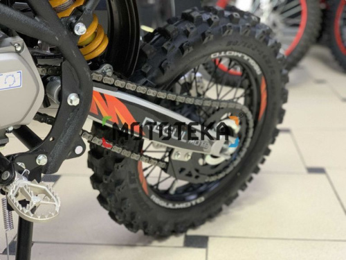 Питбайк Regulmoto (Регулмото) SEVEN PRO 49cc (150) 17/14 чёрный/оранжевый фото 16