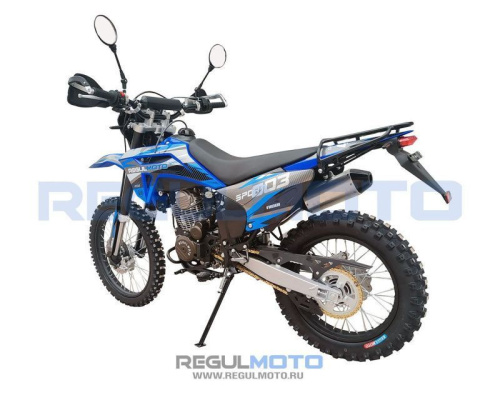 Мотоцикл кроссовый / эндуро Regulmoto (Регулмото) Sport - 003 PR 300 5 скоростей синий с ПТС фото 2