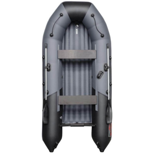 Лодка ПВХ Таймень NX 3400 НДНД PRO графит/чёрный фото 3