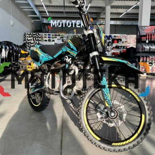 Питбайк Regulmoto (Регулмото) SEVEN 49cc (125) чёрный/жёлтый/синий фото 5