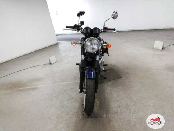 Мотоцикл TRIUMPH Bonneville T100 2009, СИНИЙ пробег 33086 с ПТС | Мототека