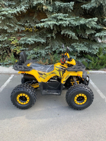 Квадроцикл детский R - MOTO (Р - Мото) Lion 125 AR желтый (машинокомплект) | Мототека