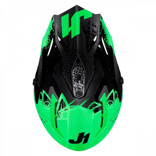 Шлем мото кроссовый JUST1 (Джаст 1) J38 Mask синий/красный/черный XL | Мототека