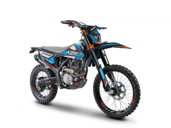 Мотоцикл кроссовый / эндуро K2R 250 EFC - Blue/Black 2023 | Мототека