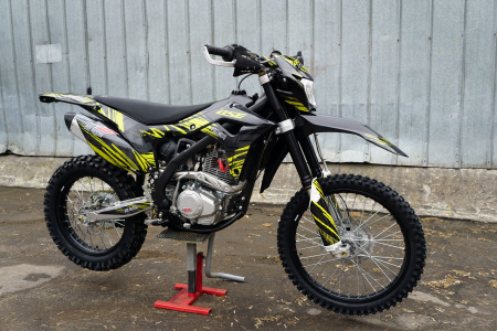 Мотоцикл кроссовый / эндуро BSE (БСЕ) Z5 250e 21/18 Neon Black - купить с доставкой, по выгодной цене в интернет-магазине Мототека