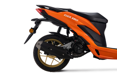 Скутер TMBK CLICK 50 (150) Orange - купить с доставкой, по выгодной цене в интернет-магазине Мототека