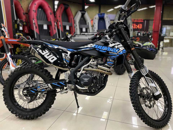 Мотоцикл кроссовый / эндуро Zuumav (Зуумав) K7 CR300NC синий | Мототека