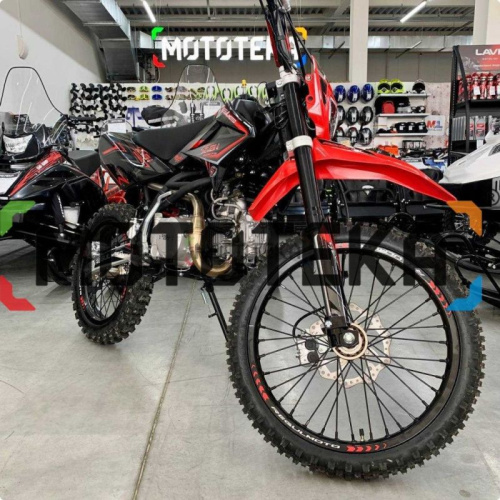 Питбайк Regulmoto (Регулмото) SEVEN MEDALIST PRO 49cc (150) 19/16 чёрный/красный фото 6
