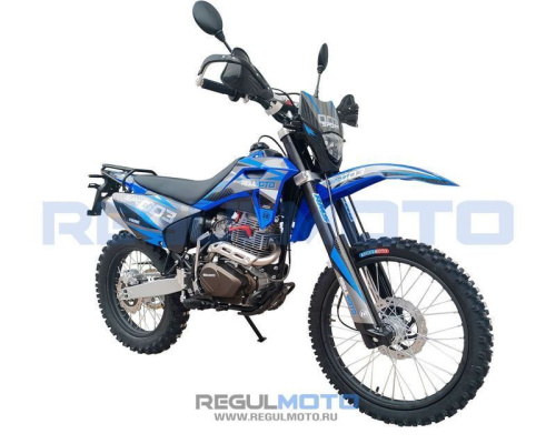 Мотоцикл кроссовый / эндуро Regulmoto (Регулмото) Sport - 003 PR 300 5 скоростей синий с ПТС фото 5