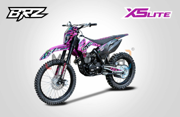 Мотоцикл кроссовый / эндуро BRZ (БРЗ) X5 Lite 250 19/16 Purple/Black | Мототека