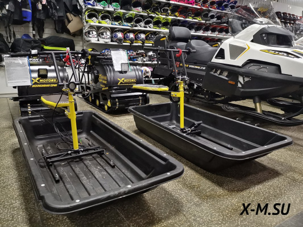 Модуль толкач X - MOTORS для мотобуксировщиков OPTI MAX (Опти Макс), SNOW DOG (Сноу Дог) (черный) | Мототека