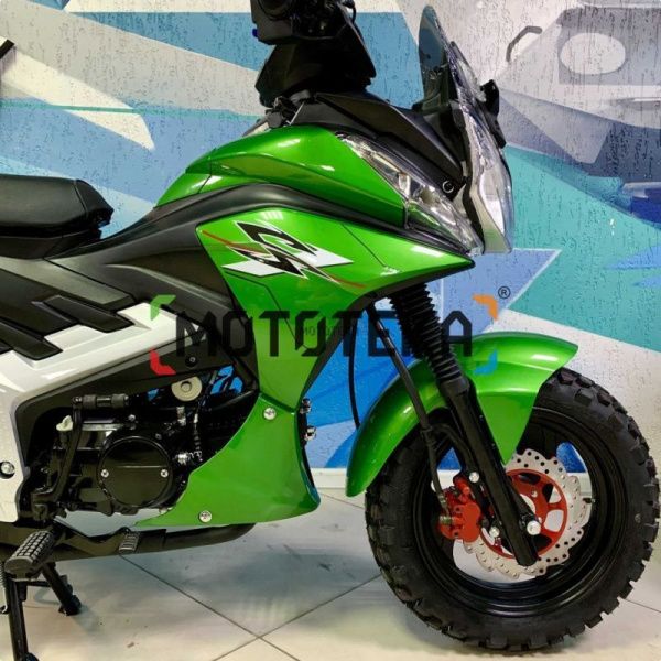 Мопед Мотомир STORM CROSS МЕХАНИКА зелёный | Мототека