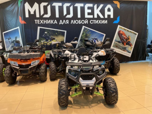 Квадроцикл детский Мотомир ATV ARMIS 125 белый/зелёный (машинокомплект) фото 13
