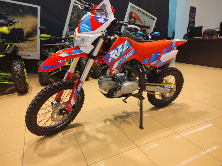 Питбайк Apollo (Аполло) RFZ Start 125 LE с фарой и электростартером 17/14 красный - купить с доставкой, по выгодной цене в интернет-магазине Мототека