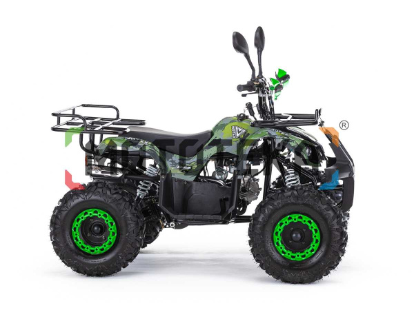 Квадроцикл детский Motax (Мотакс) ATV Grizlik - 8 125 зелёный камуфляж (машинокомплект) | Мототека