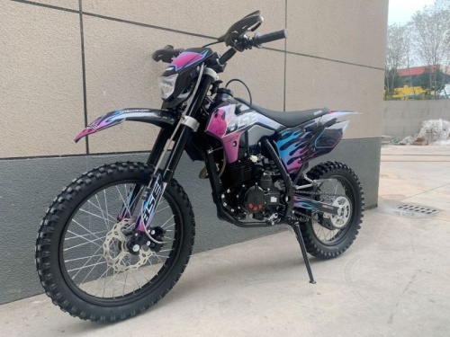 Мотоцикл кроссовый / эндуро BSE (БСЕ) Z1 19/16 HotRod Blue фото 7