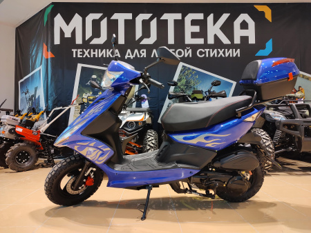 Скутер Мотомир SLASH синий - купить с доставкой, по выгодной цене в интернет-магазине Мототека
