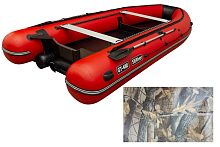 Лодка ПВХ SibRiver (Сибривер) GT - 480 Jet камуфляж (лес)