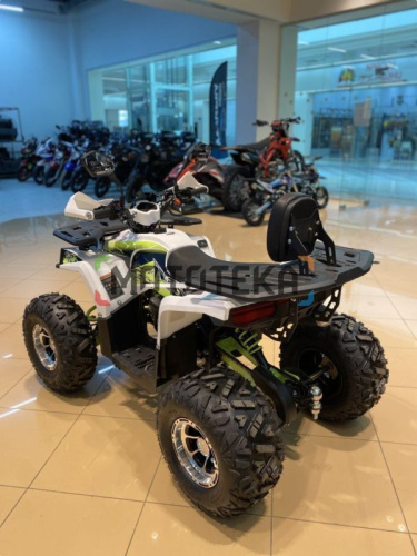 Квадроцикл детский Мотомир ATV ARMIS 125 белый/зелёный (машинокомплект) фото 8