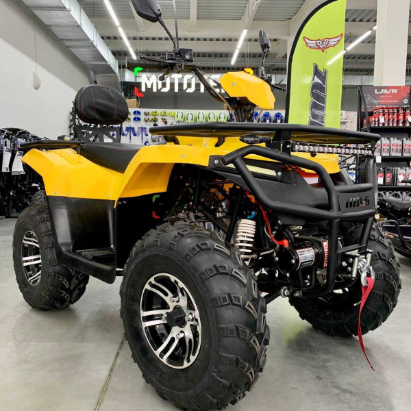 Квадроцикл IRBIS (Ирбис) ATV 200 Premium 2024 жёлтый с ПСМ | Мототека