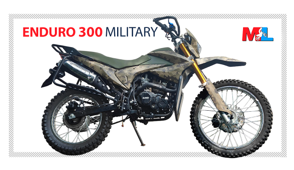 Мотоцикл кроссовый / эндуро MotoLand (Мотолэнд) 300 ENDURO MILITARY | Мототека