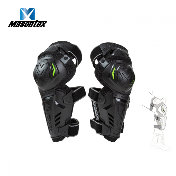 Наколенники Masontex (Масонтекс) Pro Riders MKP12 чёрный | Мототека