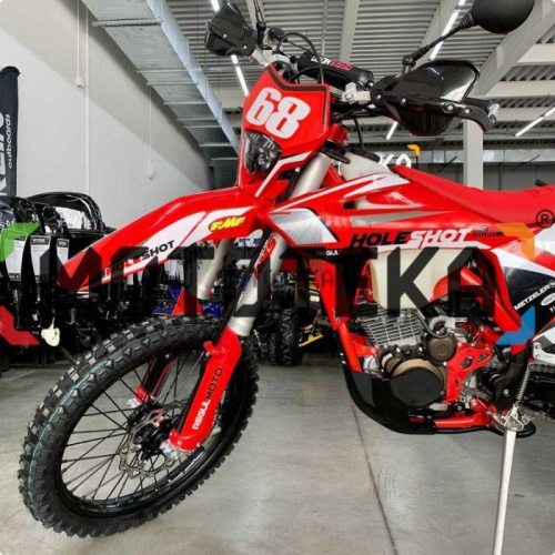 Мотоцикл кроссовый / эндуро Regulmoto (Регулмото) Holeshot Red Edition (4 valves) красный с ПТС фото 4