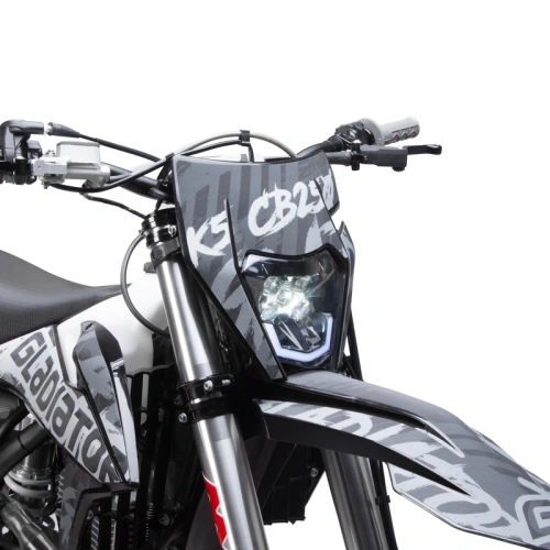 Мотоцикл кроссовый / эндуро GLADIATOR (Гладиатор) K5 CB250 /серый фото 10
