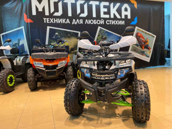 Квадроцикл детский R - MOTO (Р - Мото) Lion 125 AR lite белый (машинокомплект) | Мототека