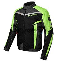 Мотокуртка Scoyco (Скойко) JK92 чёрный/зелёный L