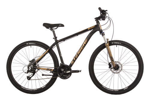 Велосипед Stinger (Стингер) Element Pro 27.5" (2023), рама 20" (175-185 см), золотистый Велосипед Stinger (Стингер) Element Pro 27.5" (2023), рама 20" (175-185 см), золотистый