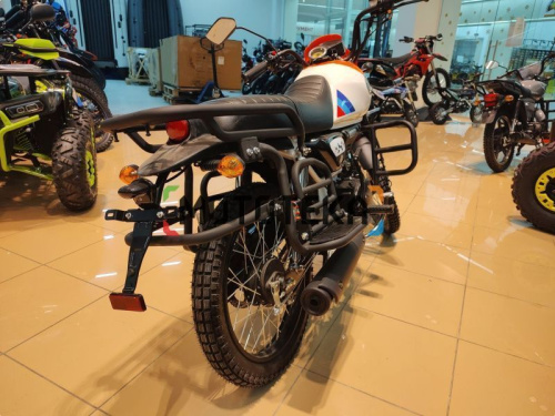 Мопед Мотомир COLT SCRAMBLER оранжевый/белый фото 5
