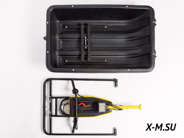 Модуль толкач X - MOTORS для мотобуксировщиков OPTI MAX (Опти Макс), SNOW DOG (Сноу Дог) (черный) | Мототека