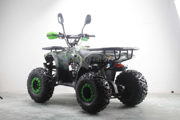 Квадроцикл детский MOTAX (Мотакс) ATV Grizlik Premium 125 зелёный камуфляж (машинокомплект) | Мототека