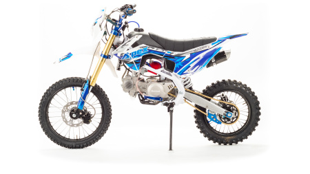 Питбайк MotoLand (Мотолэнд) APEX 125 синий - купить с доставкой, по выгодной цене в интернет-магазине Мототека