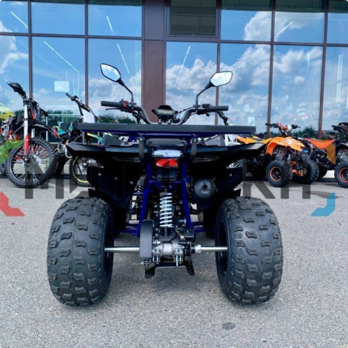 Квадроцикл детский Мотомир ATV Hammer 125 (серия 3) CAST WHEELS чёрный/синий (машинокомплект) фото 8 Квадроцикл детский Мотомир ATV Hammer 125 (серия 3) CAST WHEELS чёрный/синий (машинокомплект) фото 8