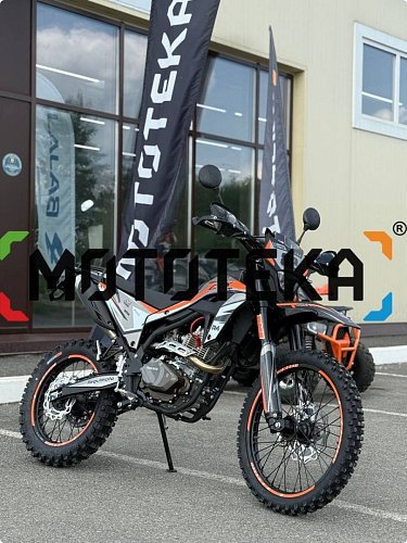Техника в наличии! Мотоцикл кроссовый / эндуро Regulmoto (Регулмото) CR - X чёрный/оранжевый с ПТС