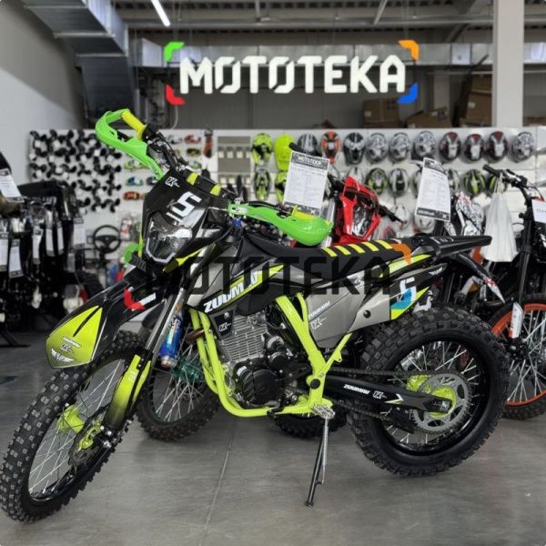 Мотоцикл кроссовый / эндуро Zuumav (Зуумав) K5 LITE зелёный | Мототека