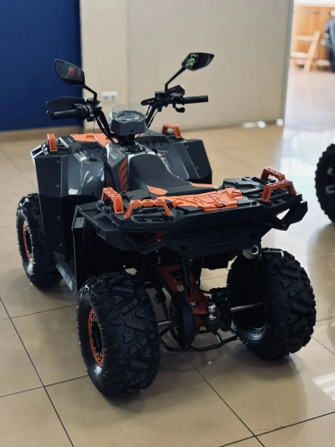 Квадроцикл детский FXMOTO (ФХМото) SS125-2 серо-оранжевый (машинокомплект) фото 4 Квадроцикл детский FXMOTO (ФХМото) SS125-2 серо-оранжевый (машинокомплект) фото 4
