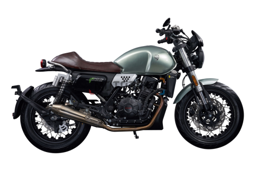 Мотоцикл дорожный CYCLONE (Циклон) RE3 (SR400) 2024 зеленый с ПТС